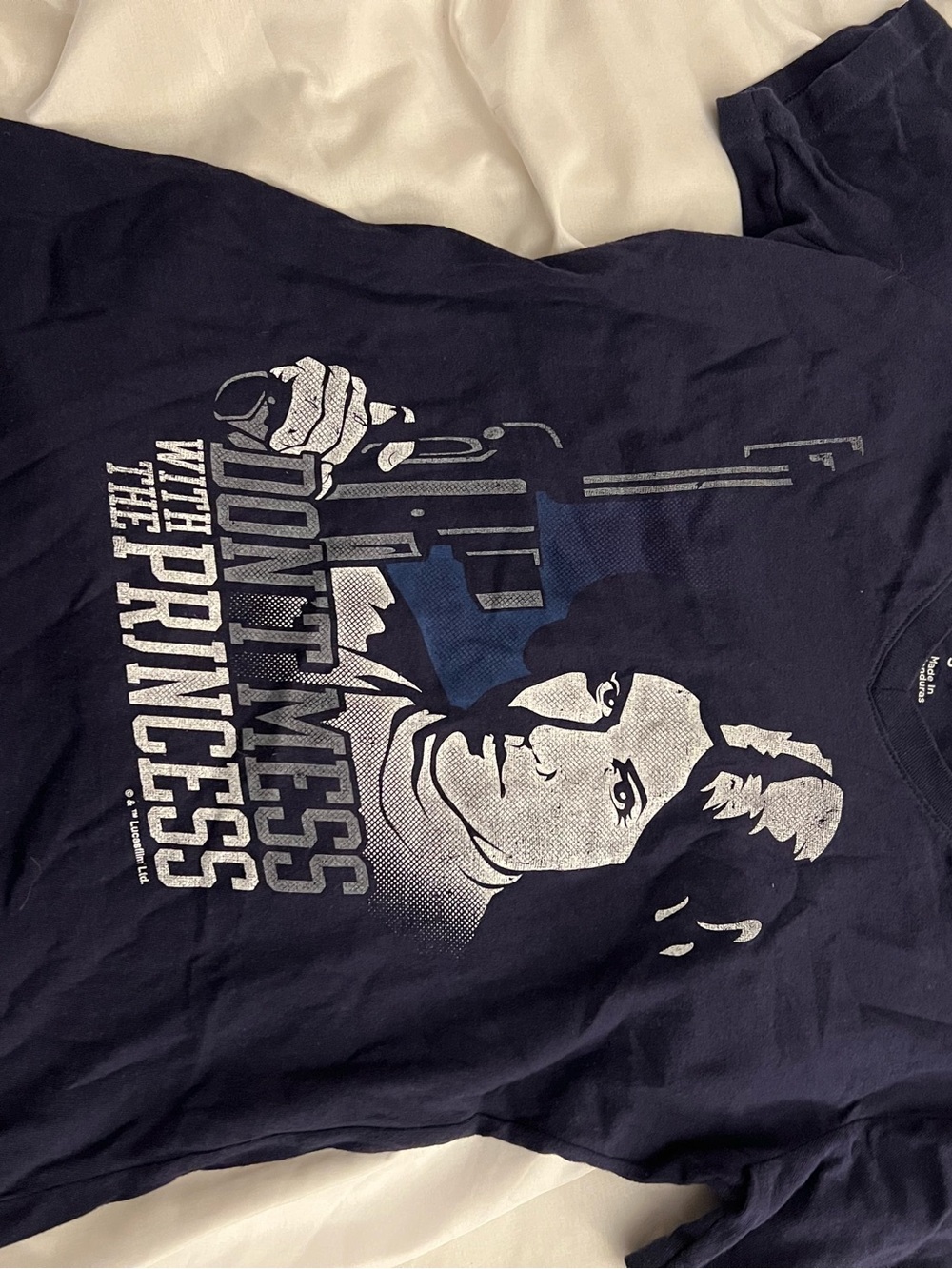 Men's Navy Graphic Short Sleeve Tee - With Dignity Prints